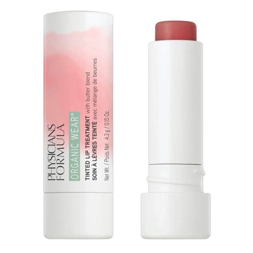 Physicians Formula Organic Wear Lip Treatment In Tickled Pink OR Love Bite